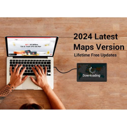Zilimontt Navigateur GPS portable de 22,9 cm, grand écran, système de recul adapté pour voitures, camions, camping-cars