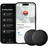 Dimova GPS GP90 Tracker Portable sans Abonnement Tracker Précis Compatible avec Les Voitures, Les Valises Et Les Objets de Valeu