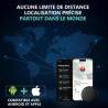 Dimova GPS GP90 Tracker Portable sans Abonnement Tracker Précis Compatible avec Les Voitures, Les Valises Et Les Objets de Valeu