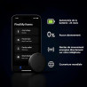 Dimova GPS GP90 Tracker Portable sans Abonnement Tracker Précis Compatible avec Les Voitures, Les Valises Et Les Objets de Valeu