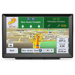 Navigateur GPS de voiture fiable avec écran de 9 pouces optimisé pour une utilisation commerciale en Europe avec accès cartograp