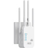 Répéteur WiFi Puissant 1200Mbps, Amplificateur WiFi avec 4 Antennes,(2.4GHz/5GHz) WiFi Extender WiFi Booster, Port Ethernet Giga