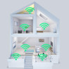 Répéteur WiFi Puissant 1200Mbps, Amplificateur WiFi avec 4 Antennes,(2.4GHz/5GHz) WiFi Extender WiFi Booster, Port Ethernet Giga