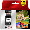 540XL Cartouches d'encre Remplacement pour Canon 540 XL PG 540 (1 noir)