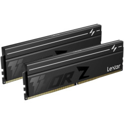 Lexar Thor Z Series OC DDR5 RAM DDR5 32Go Kit (2x16Go) 6000 MHz CL36, DRAM UDIMM 288-Pin PC Mémoire RAM de Bureau, Mémoire Ordin