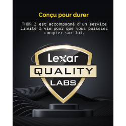 Lexar Thor Z Series OC DDR5 RAM DDR5 32Go Kit (2x16Go) 6000 MHz CL36, DRAM UDIMM 288-Pin PC Mémoire RAM de Bureau, Mémoire Ordin