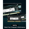 Lexar SODIMM RAM DDR4 8Go, 3200 MHz Ram PC Portable, Mémoire pour Ordinateur Portable SODIMM, 260-Pin SO-DIMM, Mémoire RAM, Memo