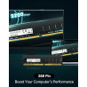 Lexar UDIMM RAM DDR4 16Go, 3200 MHz Mémoire, DRAM 288-Pin U-DIMM pour PC, Desktop, Computer, Memoire Haute Performance, Module R