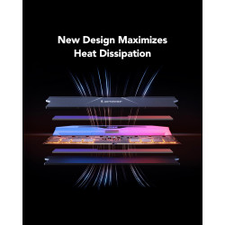 Lexar ARES Gen2 RGB DDR5 RAM Kit 32Go (2x16Go) 6000MHz CL28, 288-Pin UDIMM PC Mémoire RAM, Mémoire de Bureau pour Intel XMP 3.0,