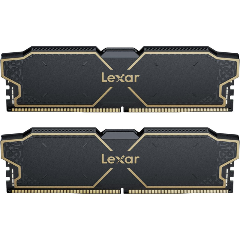 Lexar THOR OC RAM DDR5 32Go Kit (2x16Go) 6000 MHz, DRAM UDIMM 288-Pin PC Mémoire RAM, Mémoire d'ordinateur Haute Performance pou