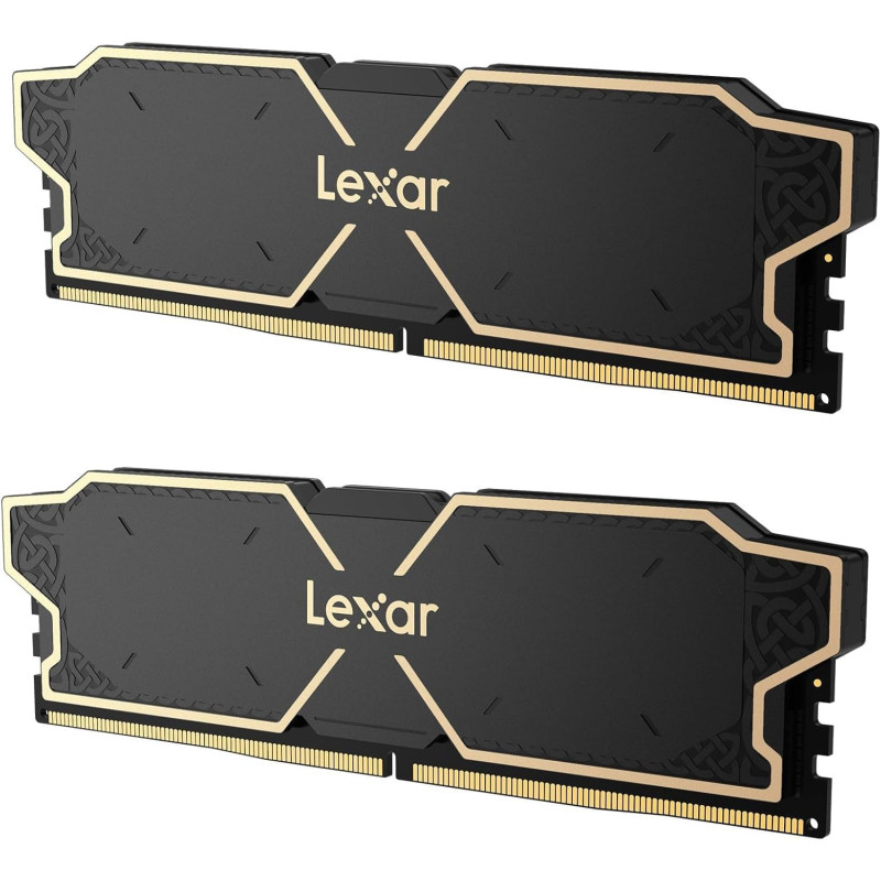Lexar OC DDR5 RAM DDR5 32Go Kit (2x16Go) 6000 MHz CL36, DRAM UDIMM 288-Pin PC Mémoire RAM de Bureau, Mémoire Ordinateur DDR5 pou