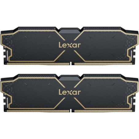 Lexar THOR OC DDR5 RAM DDR5 32Go Kit (2x16Go) 6000 MHz, DRAM UDIMM 288-Pin PC Mémoire RAM de Bureau, Mémoire Ordinateur DDR5 Hau