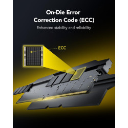 Lexar THOR OC DDR5 RAM DDR5 32Go Kit (2x16Go) 6000 MHz, DRAM UDIMM 288-Pin PC Mémoire RAM de Bureau, Mémoire Ordinateur DDR5 Hau