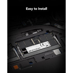 Lexar SODIMM RAM DDR5 16Go 4800 MHz, 262-Pin DDR5 SODIMM PC Portable, DRAM Jeu Haute Performance So-DIMM Mémoire RAM pour Ordina