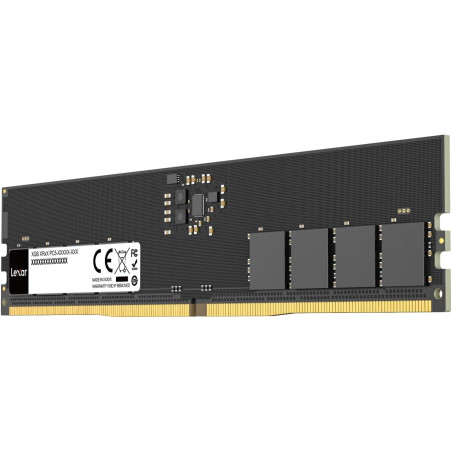 Lexar UDIMM RAM DDR5 32Go 5600 MHz, 288-Pin DDR5 UDIMM PC, DRAM Jeu Haute Performance U-DIMM Mémoire RAM pour Ordinateur/PC/Comp