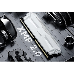 Lexar ARES RGB RAM DDR4 16Go Kit (2x8Go) 4000 MHz, DRAM 288-Pin U-DIMM PC Mémoire RAM, XMP 2.0 Memoire Haute Performance, CL18-2