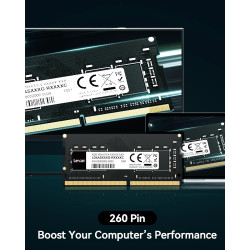 Lexar SODIMM RAM DDR4 16Go, 3200 MHz Ram PC Portable, Mémoire pour Ordinateur Portable SODIMM, 260-Pin SO-DIMM, Mémoire RAM, Mem