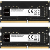 Lexar SODIMM DDR4 RAM Kit 16Go (2x8Go), DRAM 3200 MHz, RAM DDR4 SODIMM pour ordinateur portable 260-Pin SO-DIMM, Mémoire RAM, Me