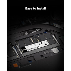 Lexar SODIMM RAM DDR5 16Go 5600 MHz, 262-Pin DDR5 SODIMM PC Portable, DRAM Jeu Haute Performance SO-DIMM Mémoire RAM pour Ordina