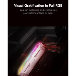 Lexar ARES RGB DDR4 RAM 32Go (2x16Go) 4000MHz, DRAM 288-Pin U-DIMM PC Mémoire RAM, Memoire Haute Performance de jeu, prend en ch