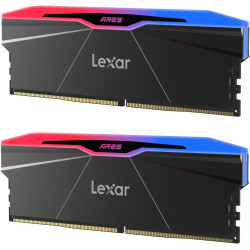 Lexar ARES Gen2 RGB DDR5 RAM Kit 32Go (2x16Go) 6400MHz CL30, 288-Pin UDIMM PC Mémoire RAM, Mémoire de Bureau, Mémoire Interne d'