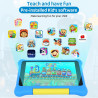 Tablette Enfants 7 Pouces, Android Tablette pour Enfants 5Go+32Go+128Go, Applications pour Enfants Préinstallées et Contrôle Par