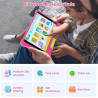Tablette Enfants 7 Pouces, Android Tablette pour Enfants 5Go+32Go+128Go, Applications pour Enfants Préinstallées et Contrôle Par
