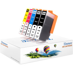 364XL Cartouches Compatibles pour HP Photosmart 5510 5511 5512 5514 5515 5520 5522 5524 6510 6512 6515 6520 7510 B110a B109a Des