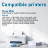 9X T0715 XL Cartouche Compatible pour Epson T0712 Epson T0713 T0714 Cartouche pour Stylus BX300F SX610FW SX600FW SX510W SX400 SX
