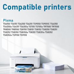 580XXL 581XXL Compatible pour Cartouche Canon 580 581 Cartouche Canon 581 pour Canon TS8150 TS6150 TS8250 TS6151 TR8550 TR7550 T