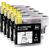 5-Pack LC1100XL LC980XL Cartouche d'encre Compatible pour Brother LC1100 LC980 LC985 pour Brother DCP-195C DCP-585CW DCP-385C DC