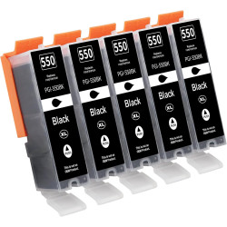 PGI-550XL Cartouche d'encre Compatible pour Canon 550 XL Canon PGI-550 pour Pixma iP7250 MG5650 MX925 iX6850 MG5550 MG5450 MG665