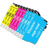 9X Compatible Cartouche Encre Epson xp5105 Compatible pour Epson Expression Home XP-5100 XP-5105 Workforce WF2860 WF2865 WF2880 