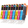 551XL Cartouches d'encre Compatible pour Cartouche Canon CLI-551 Canon CLI 551 pour Pixma MX725 MX920 MX925 MG5550 MG5650 iX6850