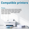 Lot de 6 cartouches d'encre CLI-571 XL compatibles avec Canon 571 Multipack Canon 571XL pour Canon Pixma TS5050 MG5750 TS5055 MG