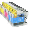 9X LC123 XL Cartouche Compatible pour Cartouche Brother LC123 XL Brother LC-123 pour MFC-J6720DW MFC-J6920DW MFC-J6520DW MFC-J44