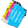 3X Compatible Epson WF-3820 Cartouche Compatible pour Workforce Pro WF-3820 WF-4820 WF-7310 WF-7830 WF-7835 WF-7840 WF-3825 WF-4