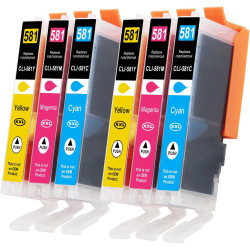 581XXL Cartouche d'encre Canon 580 581 imprimante Cartouche Canon 580 581 pour TS8150 TS6150 TS8250 TS6151 TR8550 TR7550 TS8151 