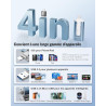 GNASEET Clé USB 256 Go, Transfert Grande Vitesse 3.0, 4 en 1, Stockage Photos, Vidéos, Fichiers pour iOS, Android, Pad, Type C e