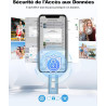 GNASEET Clé USB 256 Go, Transfert Grande Vitesse 3.0, 4 en 1, Stockage Photos, Vidéos, Fichiers pour iOS, Android, Pad, Type C e