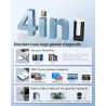 GNASEET Cle USB 256 Go, Clé USB 3.0 Transfert Grande Vitesse, 4 en 1 Clef USB Photo Stick Mémoire Externe pour iOS, Android, Pad