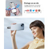 GNASEET Cle USB 256 Go, Clé USB 3.0 Transfert Grande Vitesse, 4 en 1 Clef USB Photo Stick Mémoire Externe pour iOS, Android, Pad