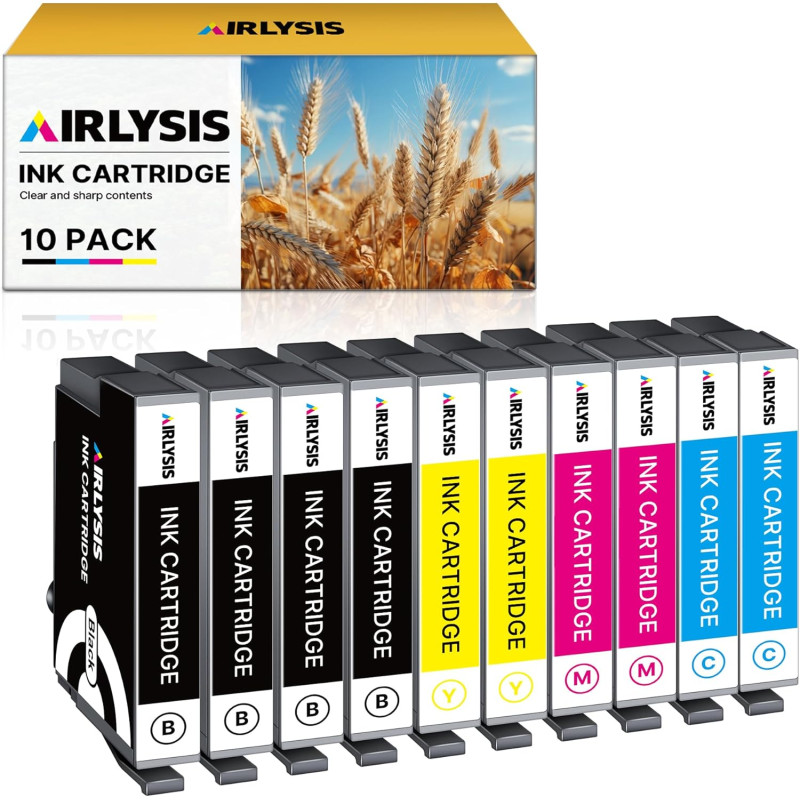 AIRLYSIS Cartouche pour Epson Compatible pour 604XL Encre pour Epson Expression Home XP-2200 XP-2205 XP-3200 XP-4200 XP-4205 XP-