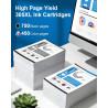 305XL Cartouches Noir et Couleur-1200 Pages,Compatible avec Cartouche HP 305 pour DeskJet 2800e/ 2810e/ 2820e/ 2700/ 2710e/ 2720