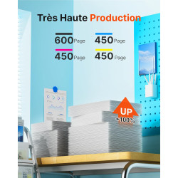 Glliter 302 XL Cartouche d'encre Remplacement pour HP 302 XL Noir et Couleur Cartouche HP 302 Encre pour DeskJet 3639 3630 3632 