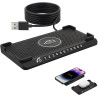 Chargeur Induction Voiture 15W, Chargeur sans Fil Rapide pour Voiture, Antidérapant avec Plaque d'Immatriculation et Câble USB 1