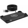 Chargeur Induction Voiture 15W, Chargeur sans Fil Rapide pour Voiture, Antidérapant avec Plaque d'Immatriculation et Câble USB 1