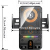 Support De Téléphone Rotatif Intelligent Et Chargeur sans Fil 2-en-1 pour Voiture, Support Telephone Voiture Induction, Fonction