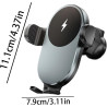 Chargeur sans Fil pour Voiture | Chargeur sans Fil 15W À Vene Et Clip,Support de Charge pour Téléphone Véhicule,pour Véhicules S