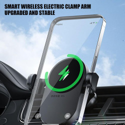 Chargeur sans Fil pour Voiture | Chargeur sans Fil 15W À Vene Et Clip,Support de Charge pour Téléphone Véhicule,pour Véhicules S